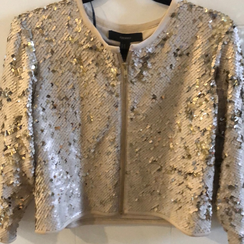Cropped sequence blazer - Picture 4 of 4